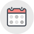 Icono de calendario Reserva de actividades fácil, rápida, sin tropiezos y segura