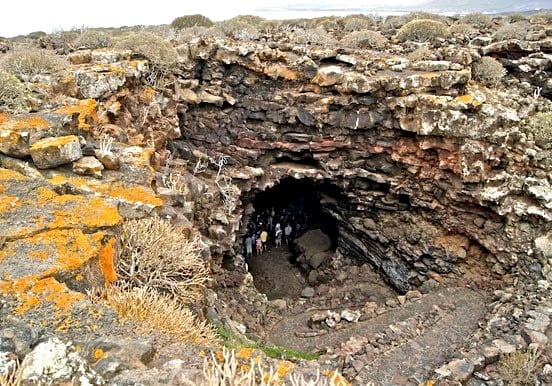 La cueva de los Verdes in Lanzarote La cueva de los Verdes in Lanzarote