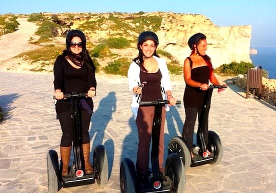 Segway tour Sanap cliffs in Gozo island Segway tour Sanap cliffs in Gozo island