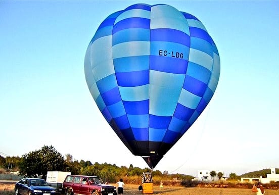 hot air balloon ride in Ibiza hot air balloon ride in Ibiza