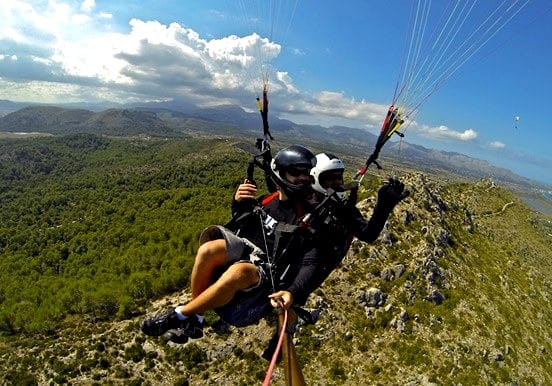 Sierra Tramuntana tandem paragliding Mallorca Sierra Tramuntana tandem paragliding Mallorca