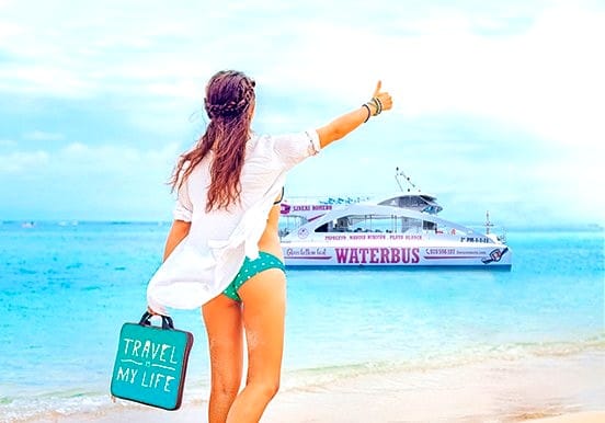 Glassbottom waterbus Playa Blanca to Papagayo Glassbottom waterbus Playa Blanca to Papagayo