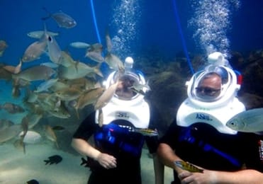 Sea trekking in Lanzarote Sea trekking in Lanzarote