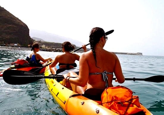 Experience kayak adventure in La Palma coast Experience kayak adventure in La Palma coast