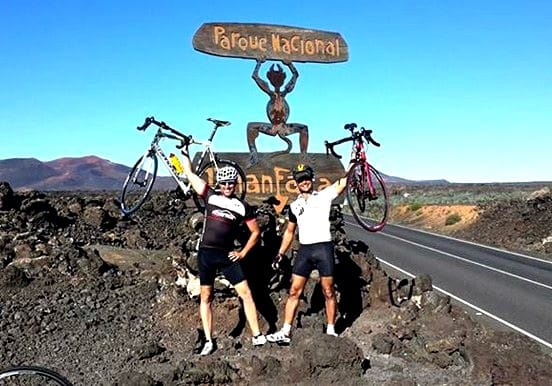 Road bike to Timanfaya National Park Road bike to Timanfaya National Park