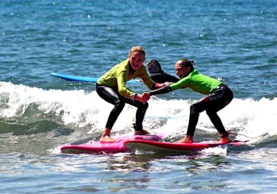Learning to surf the waves in Maspalomas Learning to surf the waves in Maspalomas