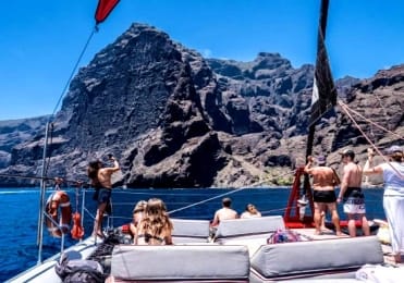 Sail from costa adeje to Los Gigantes and Mas Sail from costa adeje to Los Gigantes and Masca