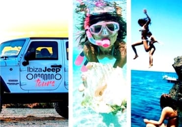 Ibiza jeep tour with snorkelling and cliff ju Ibiza jeep tour with snorkelling and cliff jump